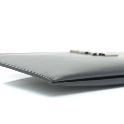 Saint Laurent Smooth Calfskin Monogram Bill Pouch Black 4 of 11