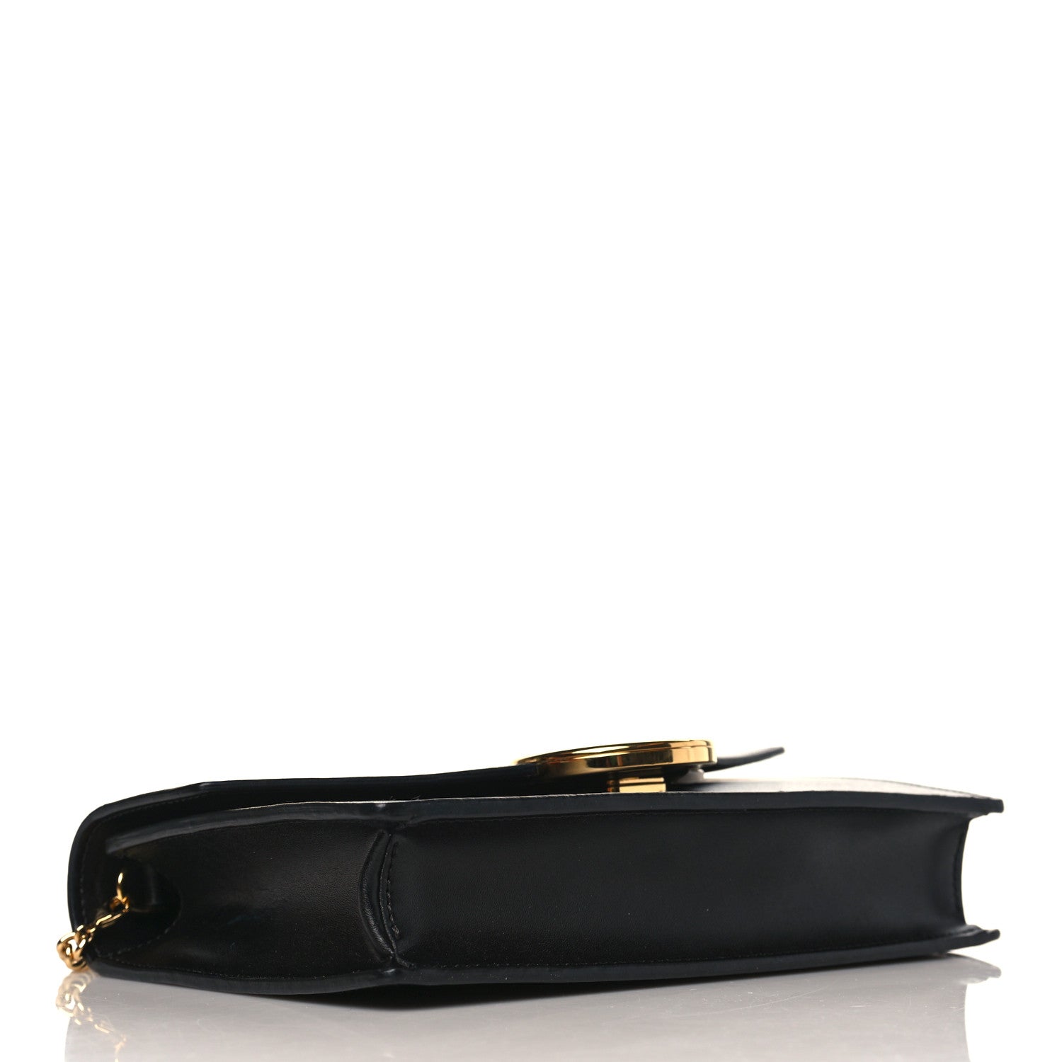 Fendi Vitello Liberty Lucido F is Fendi Medium Envelope Wallet on Chain Black 4 of 10