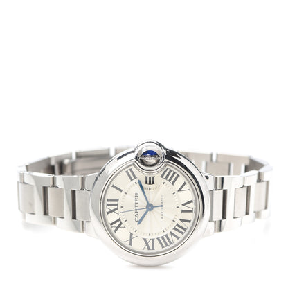 Cartier Stainless Steel 33mm Ballon Bleu De Cartier Automatic Watch 2 of 5