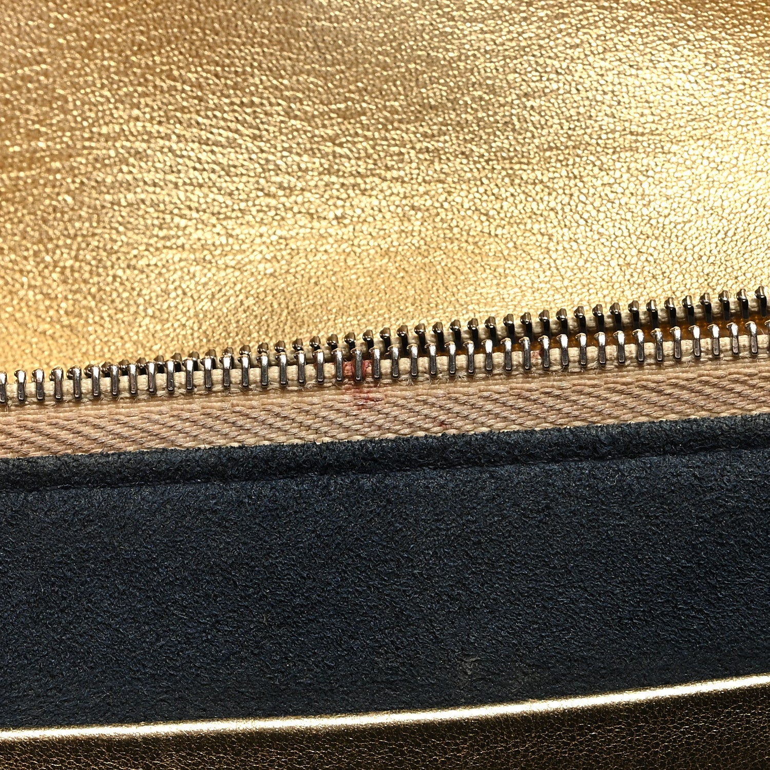 Louis Vuitton Metallic Lambskin Embossed Monogram Pochette Coussin Gold 9 of 10
