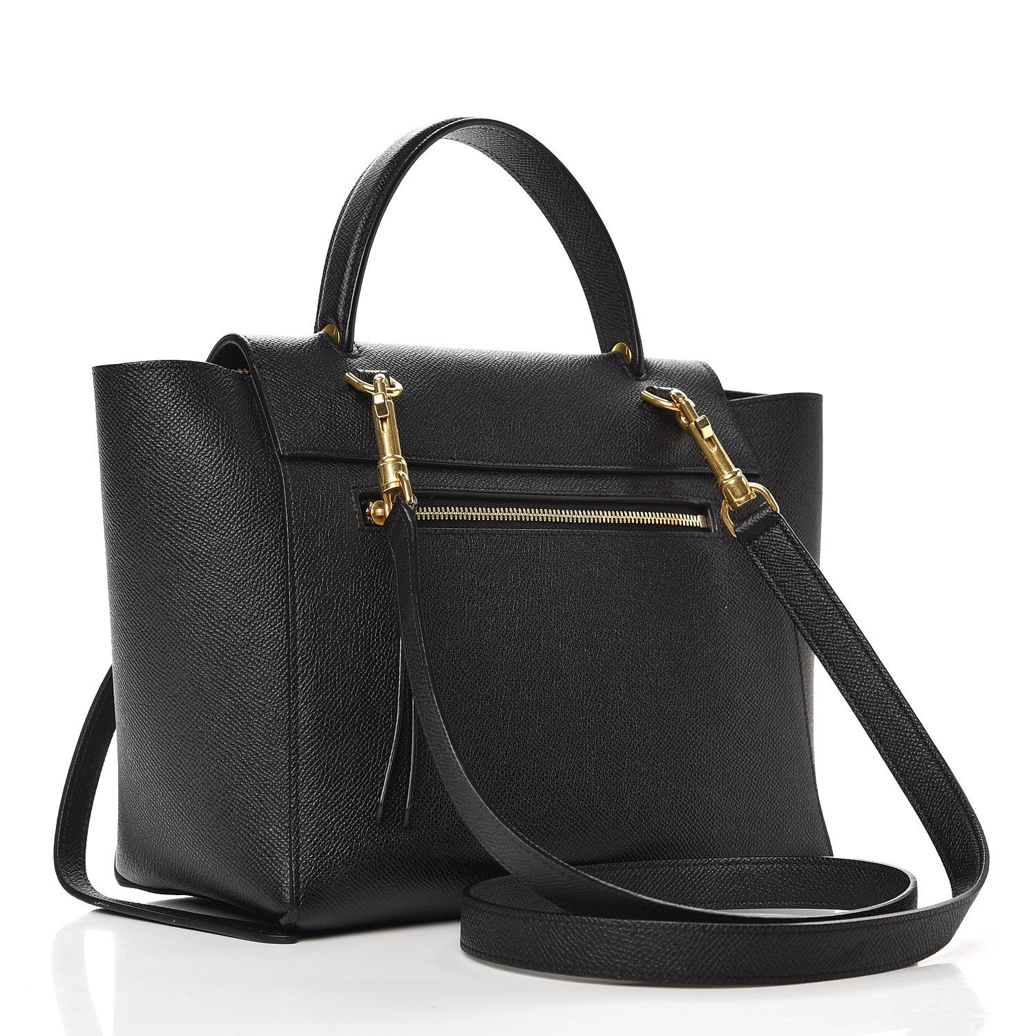 Celine Grained Calfskin Micro Belt Bag Black 3 of 6