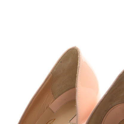 Christian Louboutin Patent Iriza 100 Pumps 37.5 Poudre 8 of 10