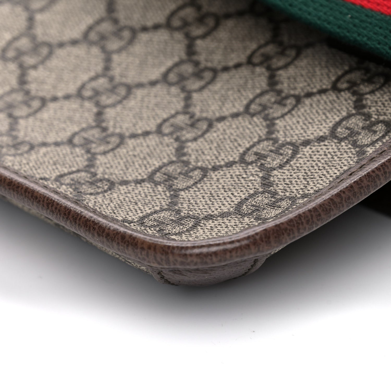 Gucci GG Supreme Monogram Neo Vintage Web Belt Bag Brown 14 of 16