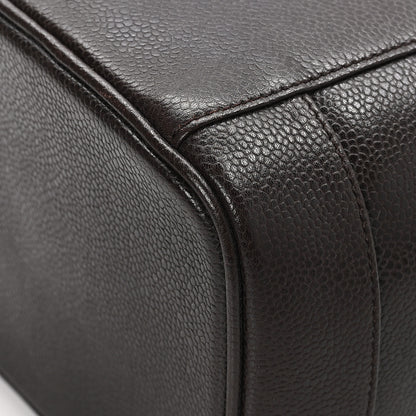 Chanel Caviar Vanity Cosmetic Case Brown 13 of 13