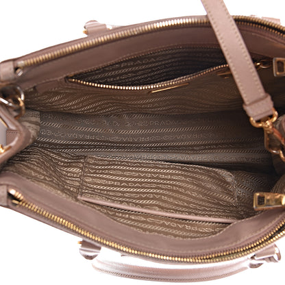 Prada Saffiano Small Galleria Double Zip Tote Cammeo 6 of 17