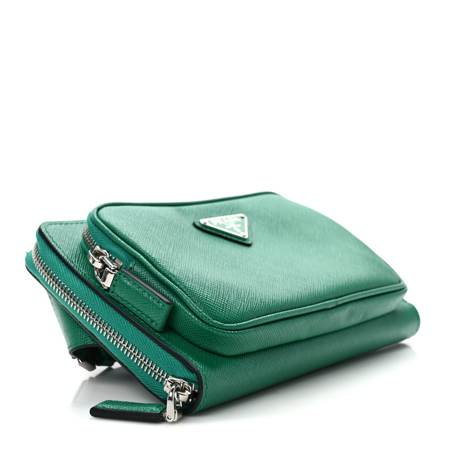 Saffiano Travel Double Zip Belt Bag Mango