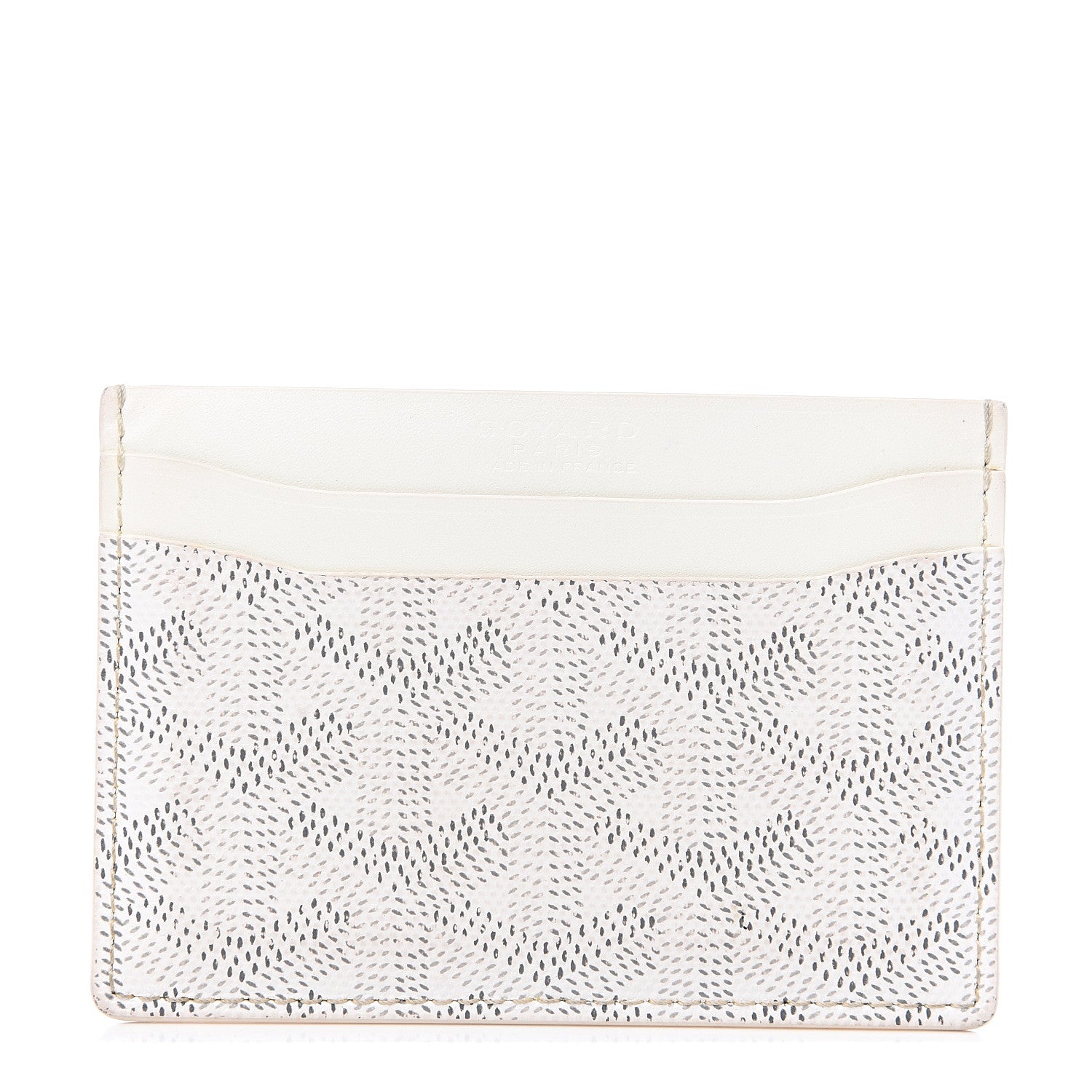 Goyard Goyardine Saint Sulpice Card Holder White 1 of 6