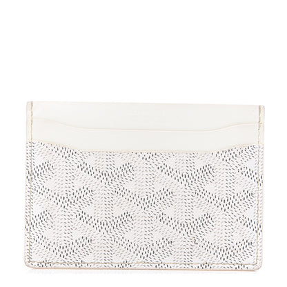 Goyard Goyardine Saint Sulpice Card Holder White 1 of 6