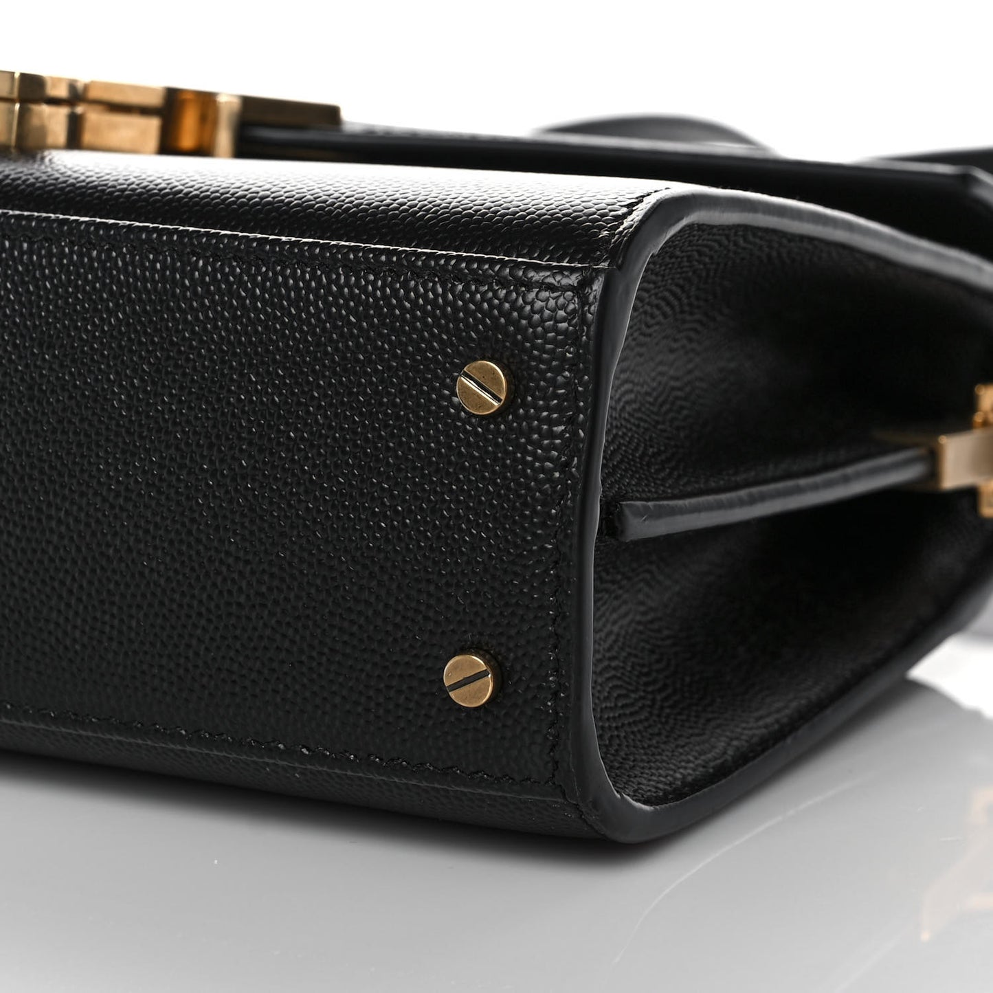 Grain de Poudre Mini Classic Monogram Cassandra Top Handle Black