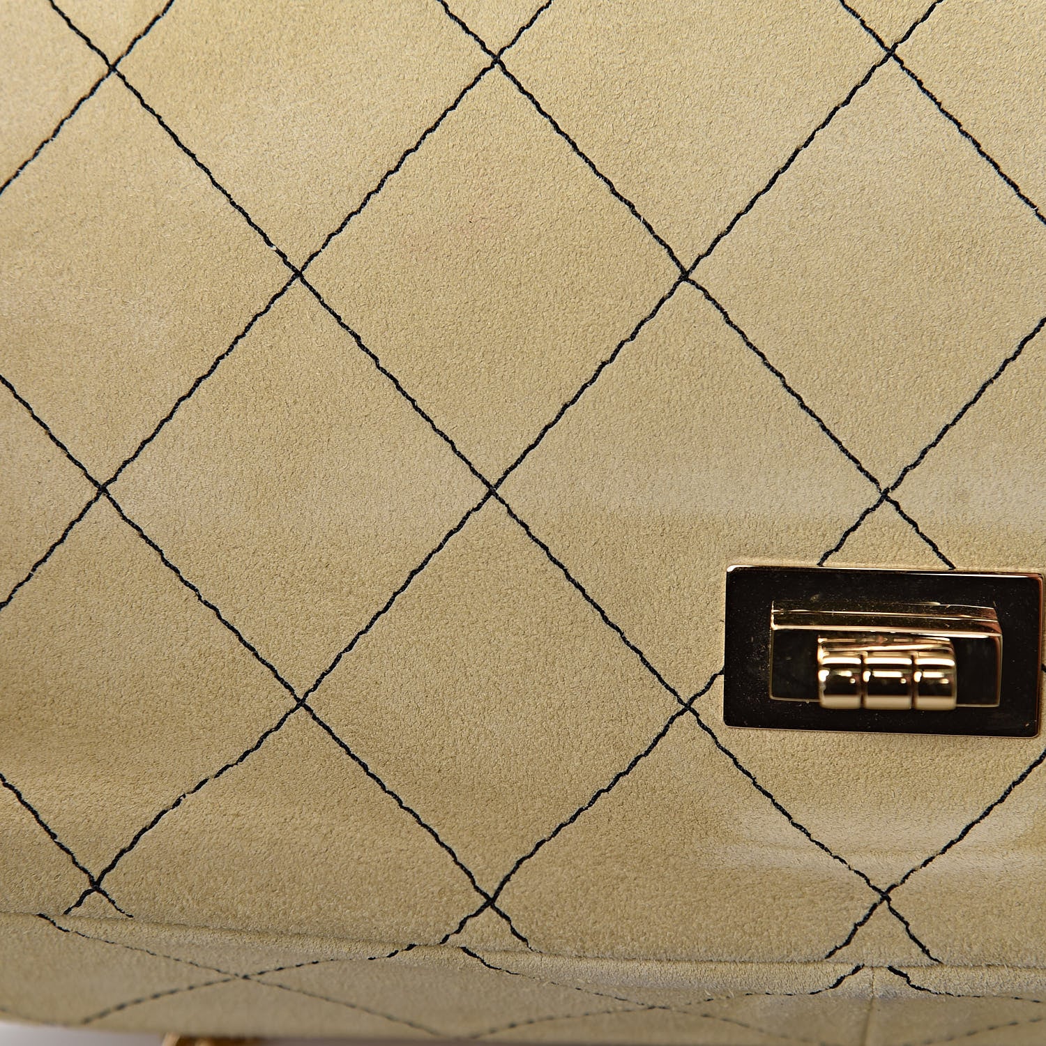Chanel Suede Quilted 2.55 Reissue Hanger Flap 225 Beige 8 of 16