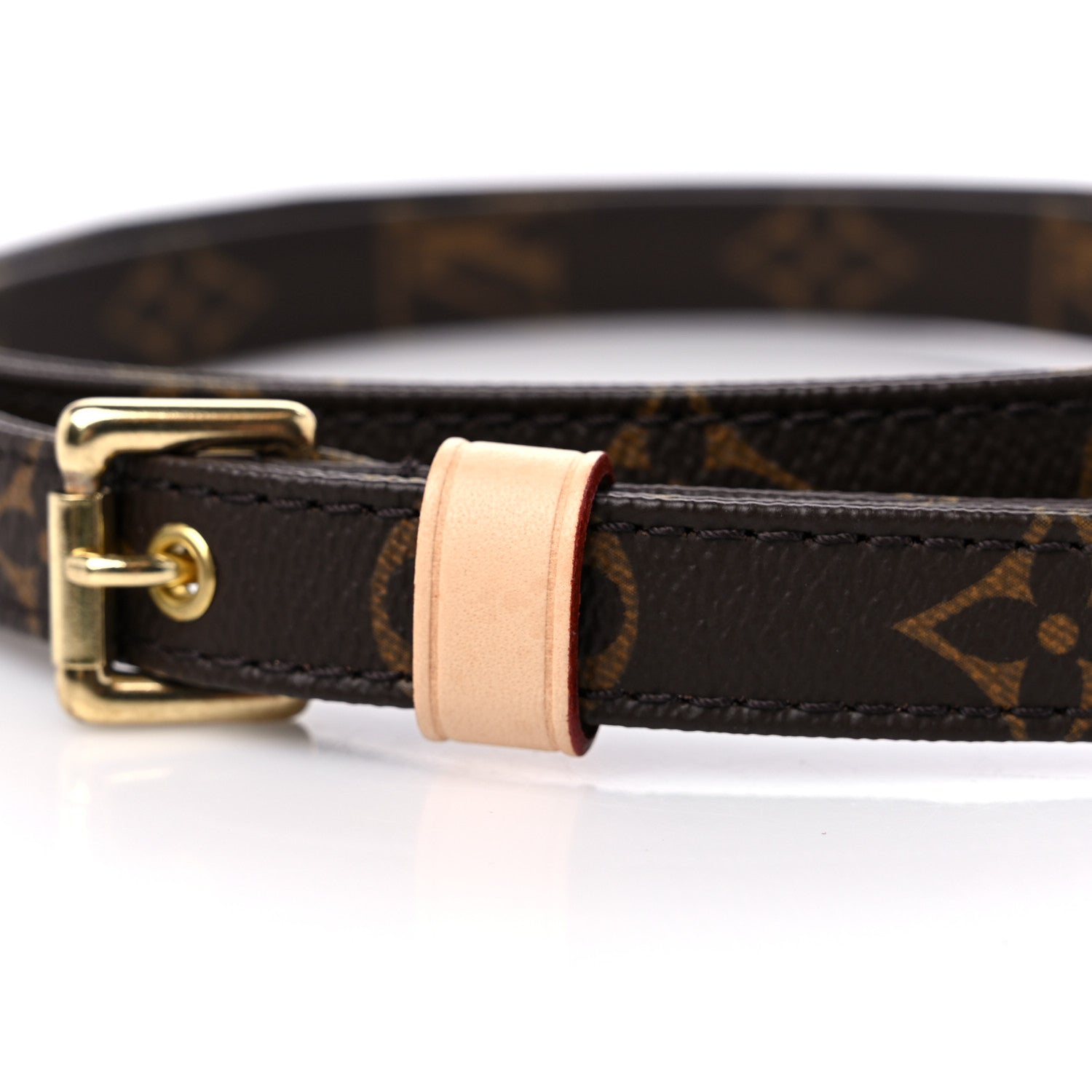 Louis Vuitton LOUIS VUITTON Monogram 16mm Adjustable Shoulder Strap 4 of 4