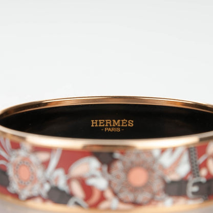 Hermes Enamel Printed Wide Festival des Amazones Bracelet 65 Collectionneur 5 of 6