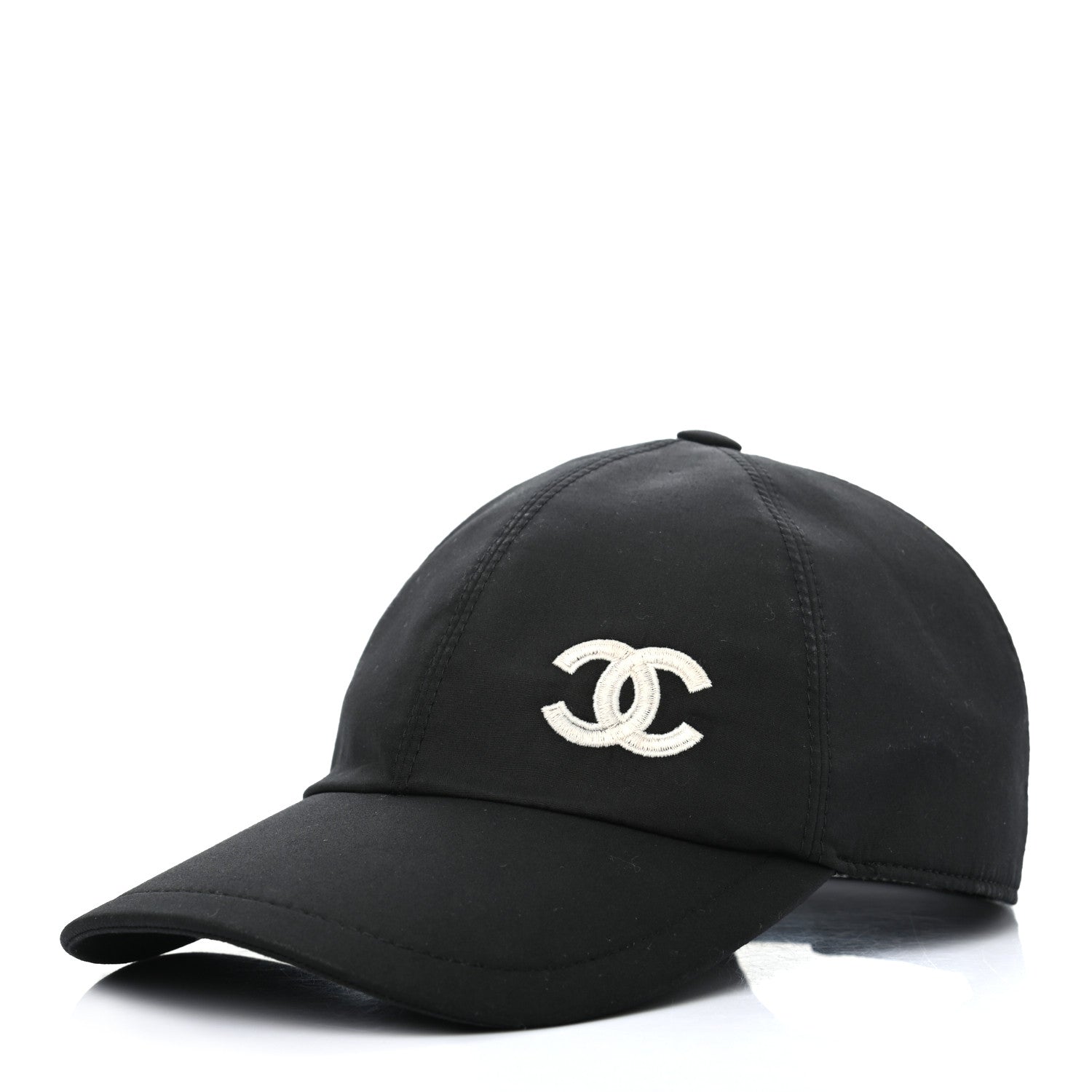 Chanel Cotton CC Cap Hat Black 1 of 8