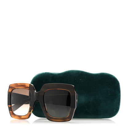 Gucci Square Frame GG0178S Sunglasses Havana 8 of 8