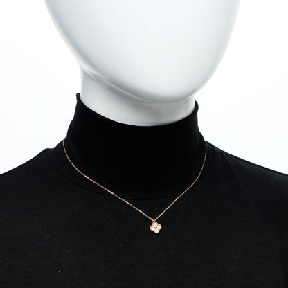 Van Cleef & Arpels 18K Rose Gold Sweet Alhambra Pendant Necklace 2 of 5