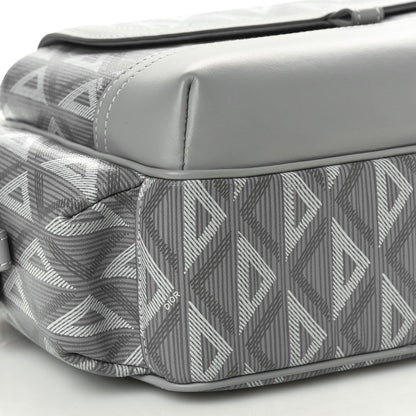 Christian Dior Coated Canvas CD Diamond Hit The Road Messenger Grey 8 of 9