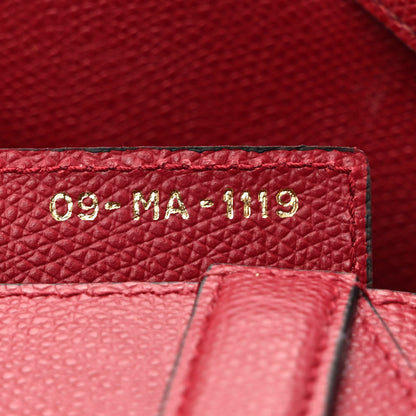 Christian Dior Grained Calfskin Saddle Bag Red 7 of 12