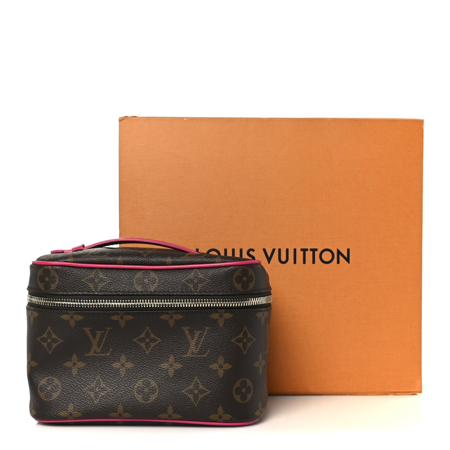 Monogram Macassar Nice Mini Fuchsia