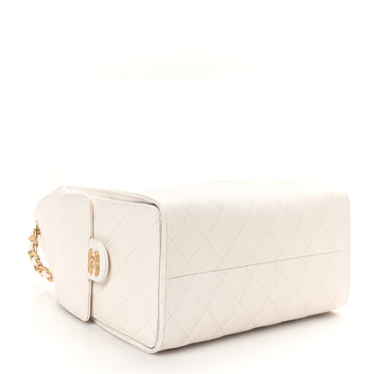 Chanel Caviar Quilted Small Chanel 25 Handbag White 4 of 11
