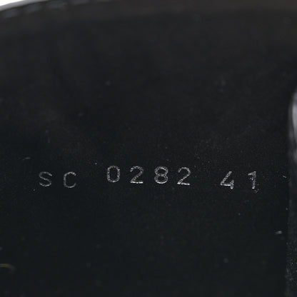 Louis Vuitton Calfskin Monogram Metropolis Flat Ranger Boots 41 Black 7 of 8