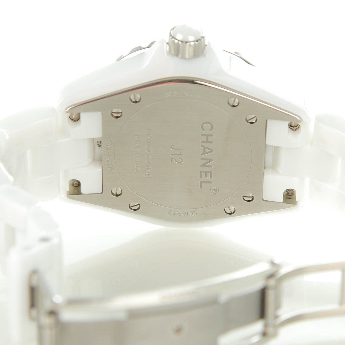 Stainless Steel Ceramic 33mm J12 Quartz Watch Pink