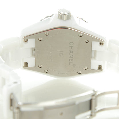 Chanel Stainless Steel Ceramic 33mm J12 Quartz Watch Pink 3 of 8