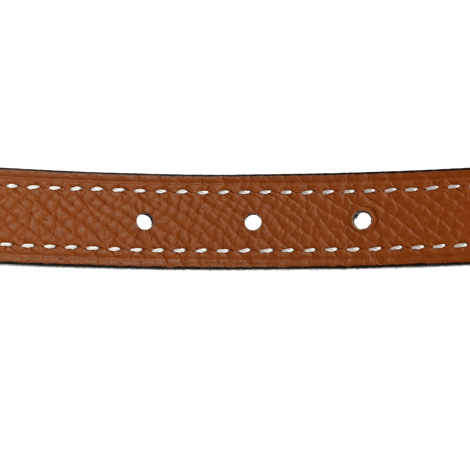 Hermes Epsom Swift 13mm Heritage Belt 95 38 Gold Black 4 of 9