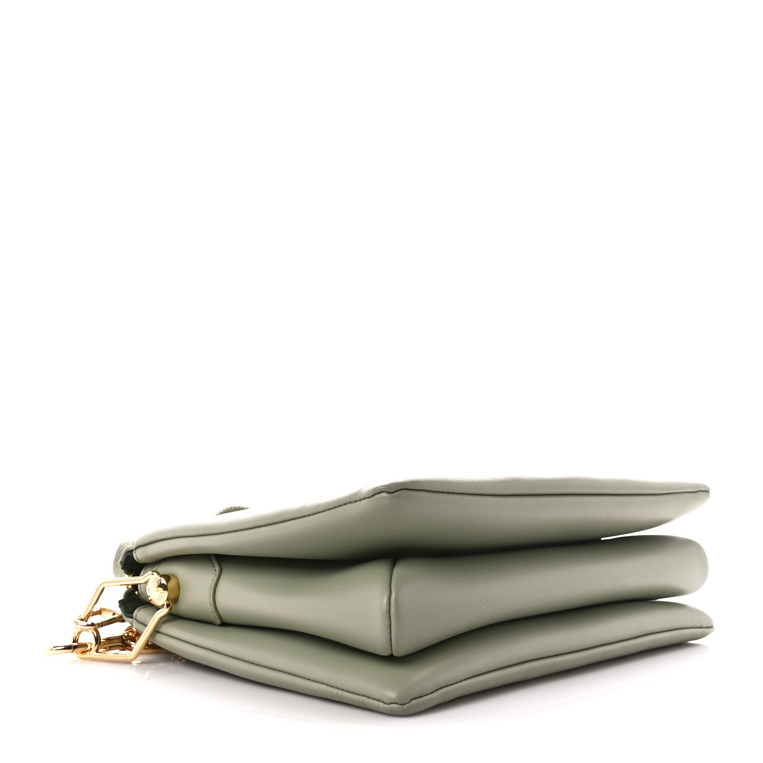 Louis Vuitton Lambskin Embossed Monogram Coussin PM Degrade Sage Green 4 of 11