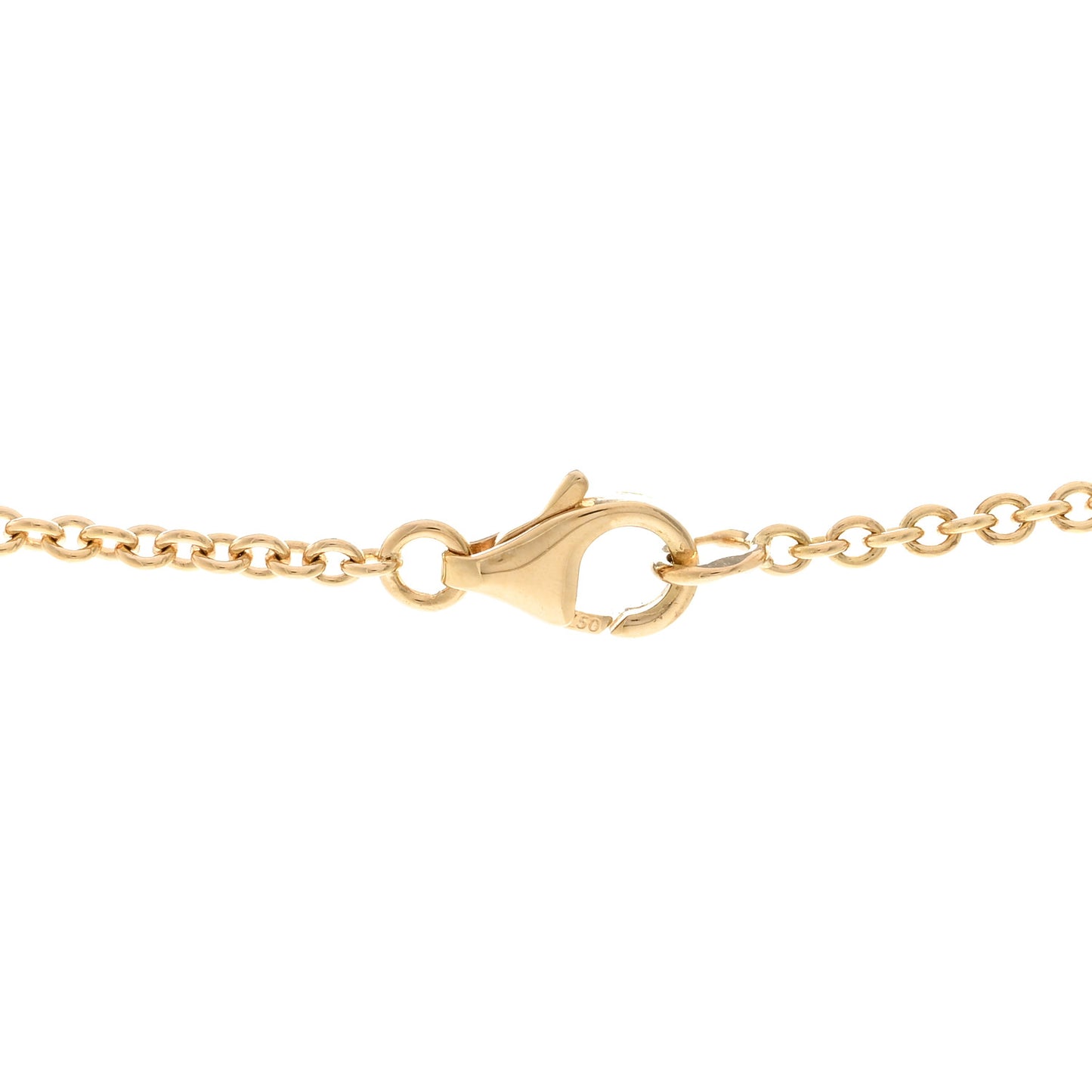18K Yellow Gold Interlocking LOVE Necklace