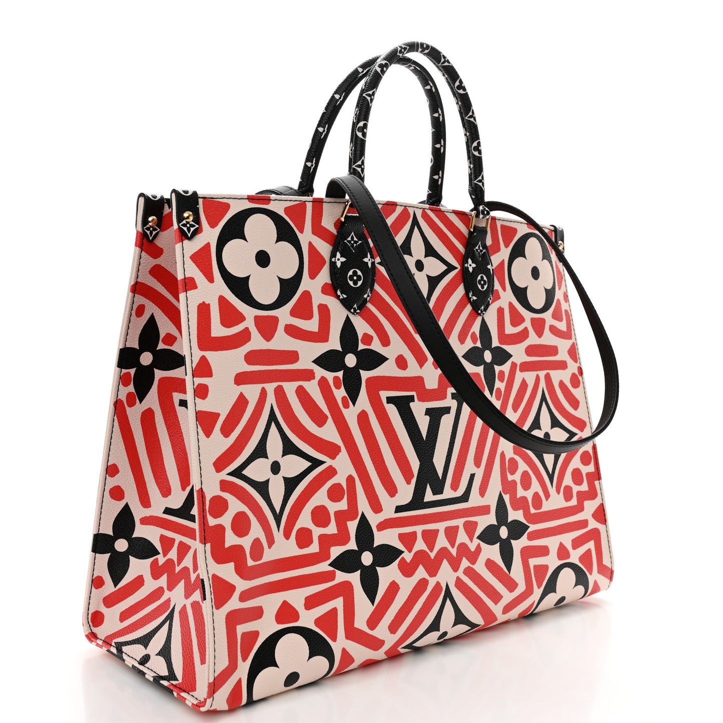 Monogram Giant Crafty Onthego GM Creme Rouge Black