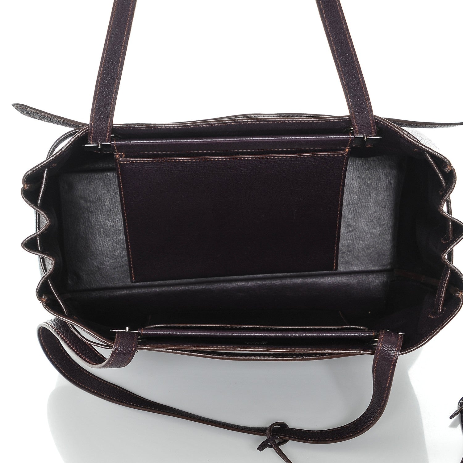 Hermes Chevre de Coromandel Cabana Tote Raisin 5 of 6