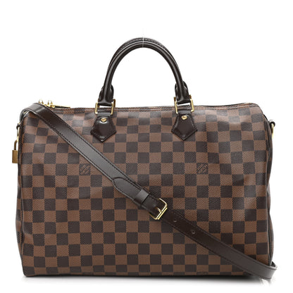 Louis Vuitton Damier Ebene Speedy Bandouliere 35 1 of 11