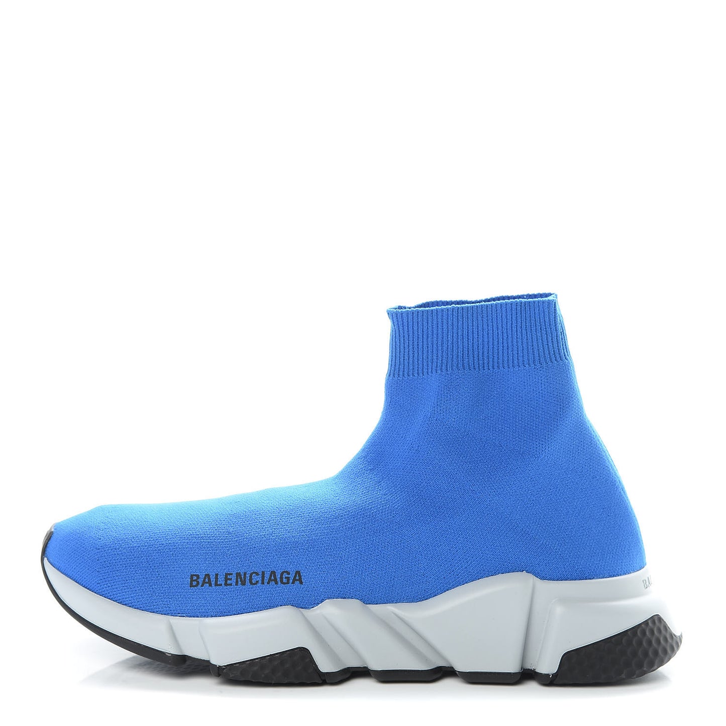 Neoprene Knit Mens Speed Sneakers 39 Bleu
