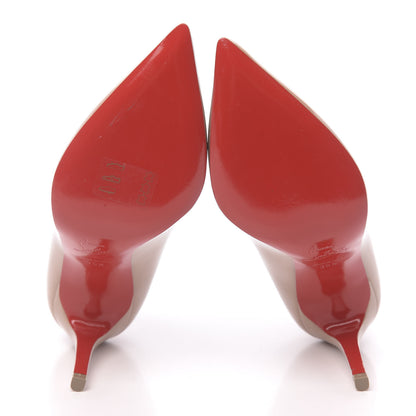 Christian Louboutin Patent Pigalle 85 Pumps 35.5 Nude 5 of 7