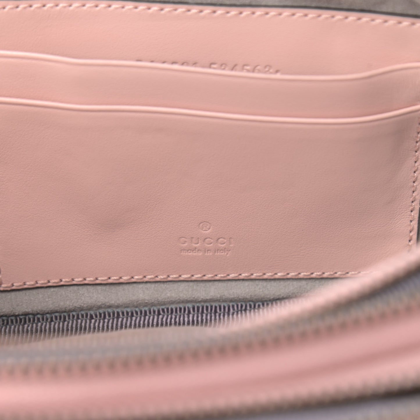 Calfskin Matelasse Mini GG Marmont Chain Crossbody Bag Perfect Pink
