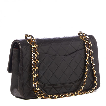 Chanel Lambskin Quilted Medium Double Flap Black 2 of 10