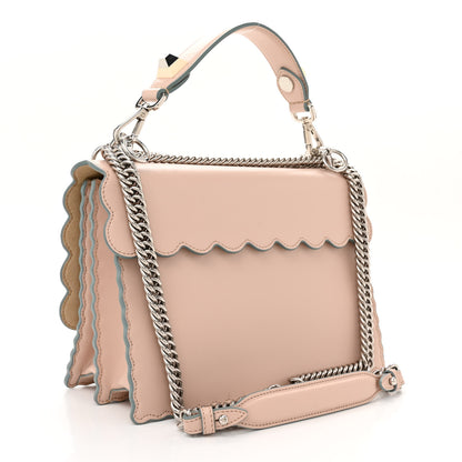 Fendi Vitello Liberty Scalloped Studded Kan I Shoulder Bag Plaster 3 of 16