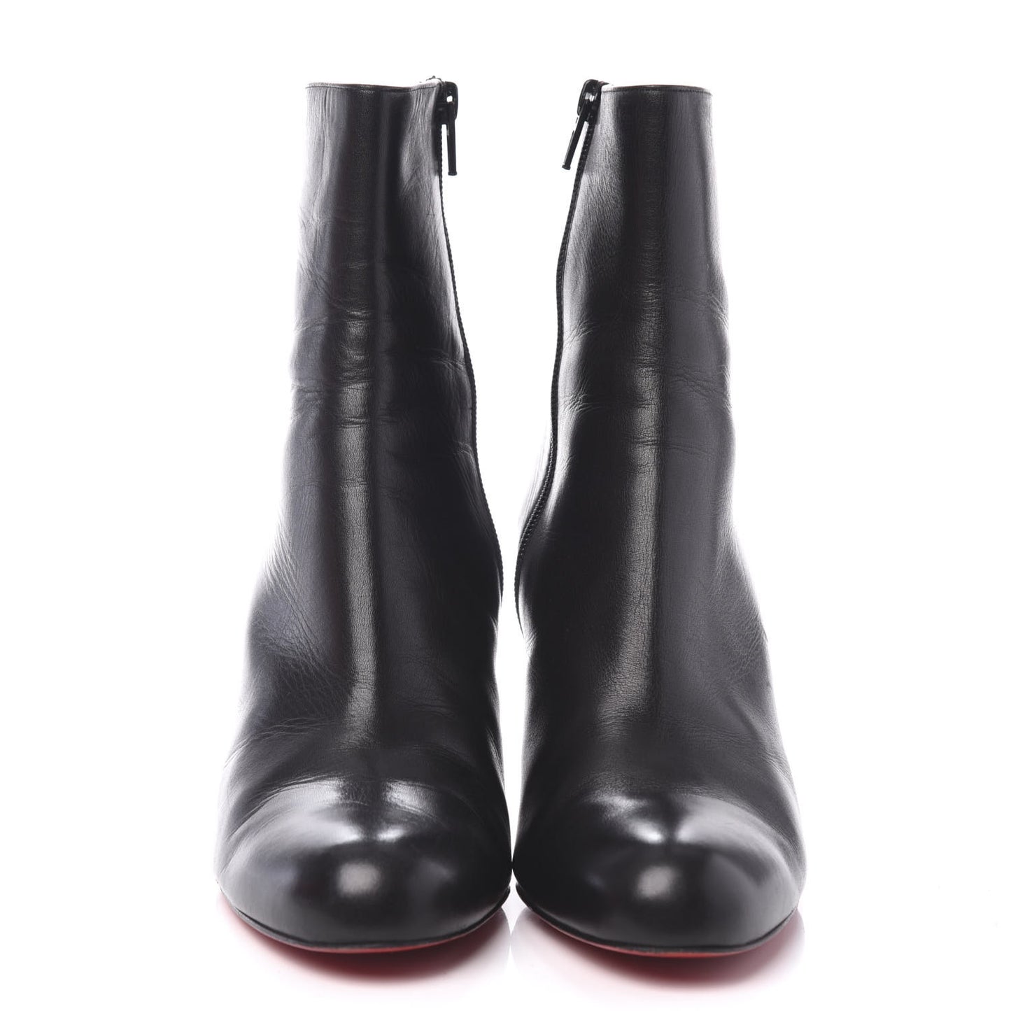 Calfskin VIP Simple Booty 85 Ankle Boots 39 Black