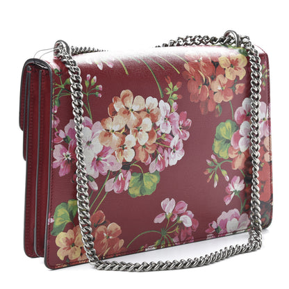 Gucci Calfskin Blooms Print Medium Dionysus Shoulder Bag Romantic Cherry Multicolor 3 of 10