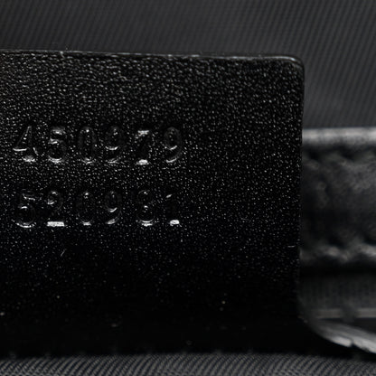 Gucci Calfskin Web Blind For Love Animalier Drawstring Backpack Black 7 of 10