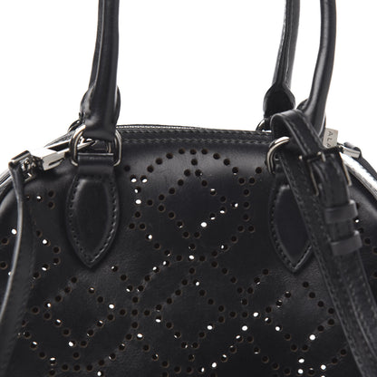 Alaia Calfskin Lux Laser Cut Arabesque Dome Bag Black 8 of 8