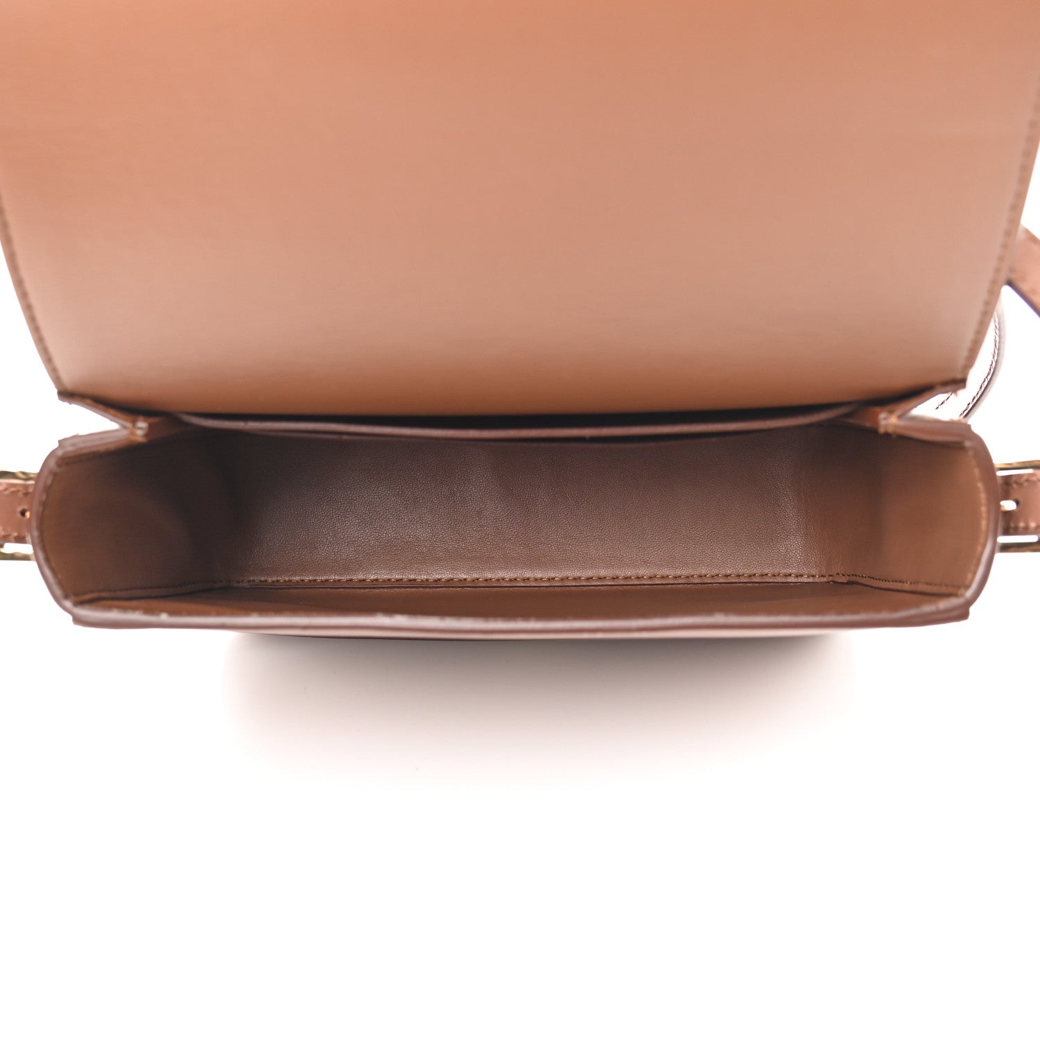 Burberry Smooth Calfskin Two Tone Small Grace Bag Malt Brown Black 7 of 9