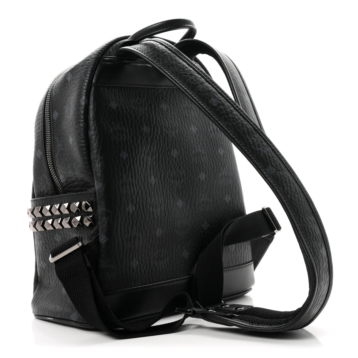 Visetos Medium Side Studs Stark Backpack Black