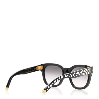 Louis Vuitton LV X YK Acetate Painted Dots Sunglasses Z1902W Black White 4 of 9