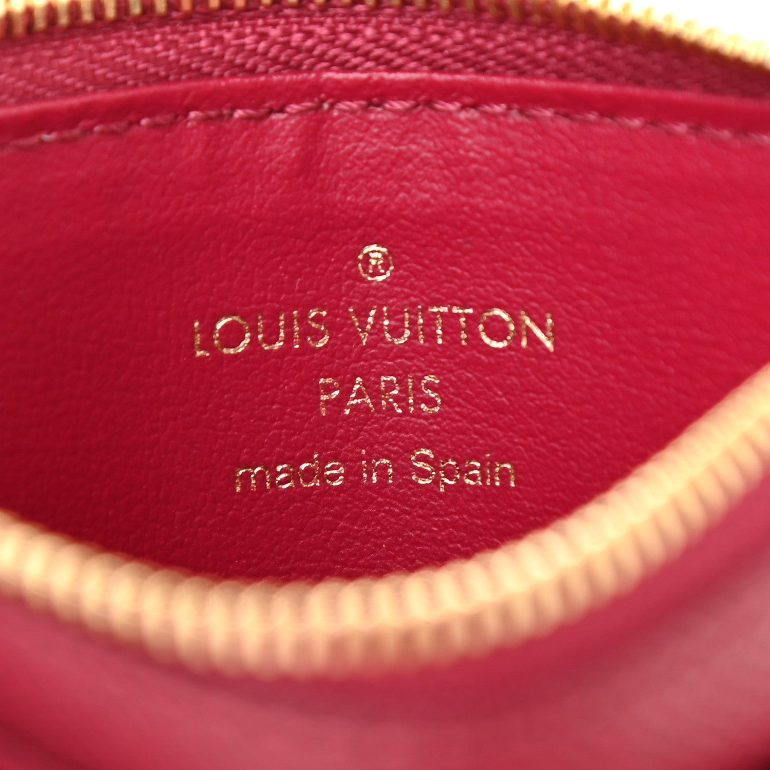 Louis Vuitton Monogram Zipped Card Holder Fuchsia 6 of 6