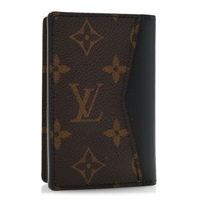 Louis Vuitton Monogram Macassar Pocket Organizer NM 3 of 9