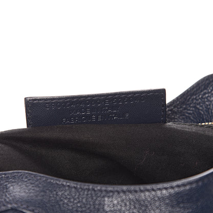 Balenciaga Chevre Gold Metallic Edge Hardware City Bleu Nuit Dark Sea 8 of 18