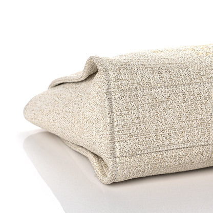 Chanel Lurex Boucle Small Deauville Tote Ivory 8 of 10