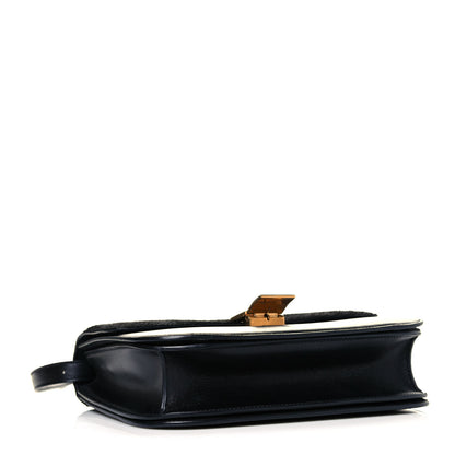 Celine Box Calfskin Pony Hair Medium Box Flap Black 4 of 10