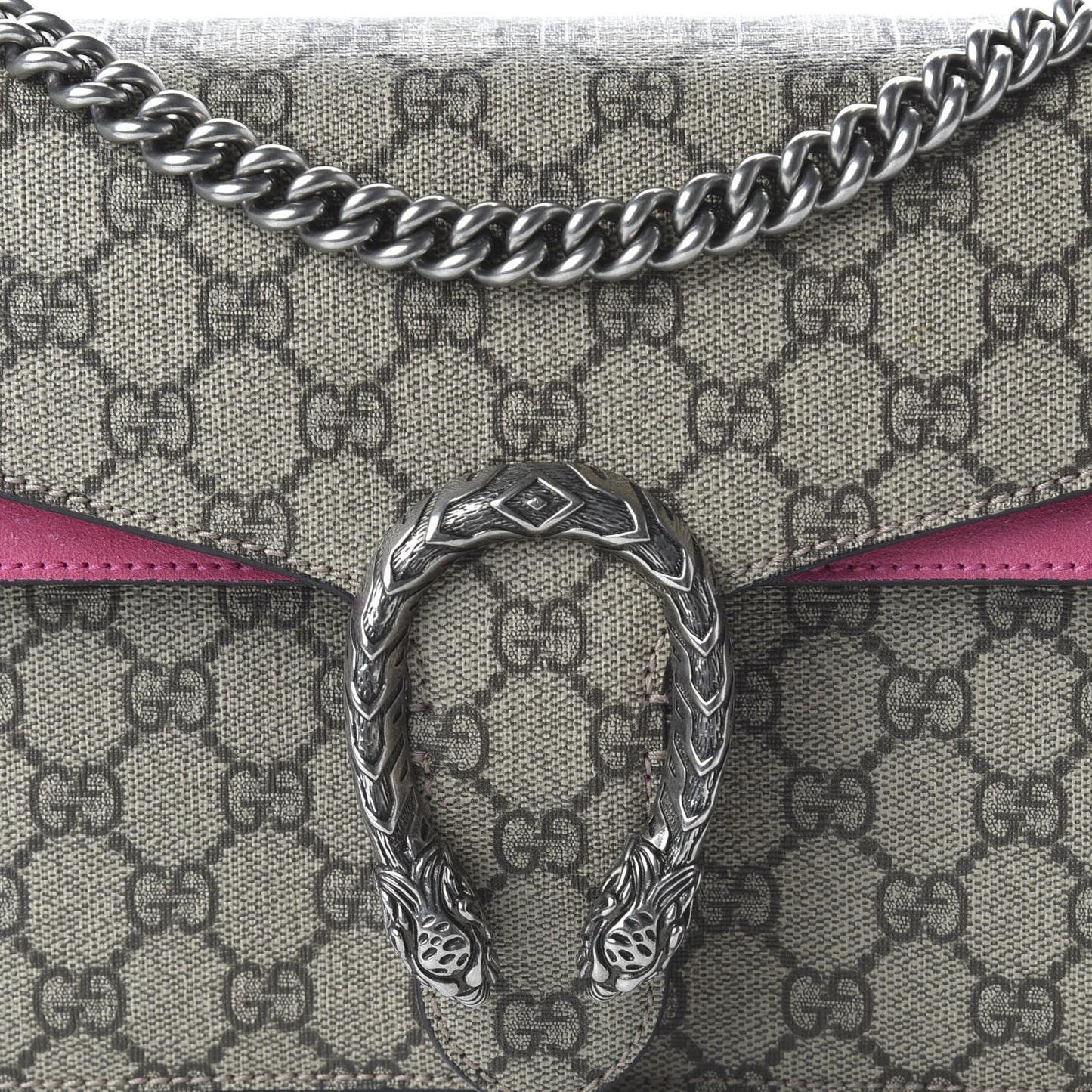 GG Supreme Monogram Small Dionysus Shoulder Bag Pink